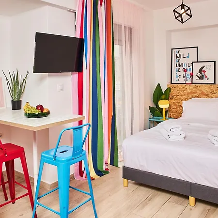 Superstudio Pop Art Apartment With Free Parking Space By Binobi! Thessaloniki Exterior photo
